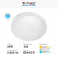 Immagine 5 - V-Tac VT-8630 Plafoniera LED Rotonda 30W SMD IP44 Colore Bianco