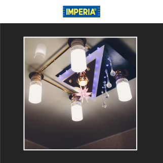 Imperia Lampadina LED E14 3W Tubolare T26 SMD in Vetro Satinato