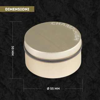 Champ High Grinder Tritatabacco 2 Parti in Plastica Special Finish Colore Legno