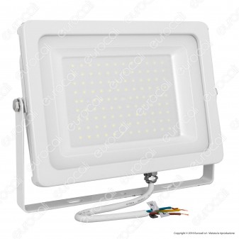 V-Tac VT-49100 Faretto LED SMD 100W Ultrasottile da Esterno Colore