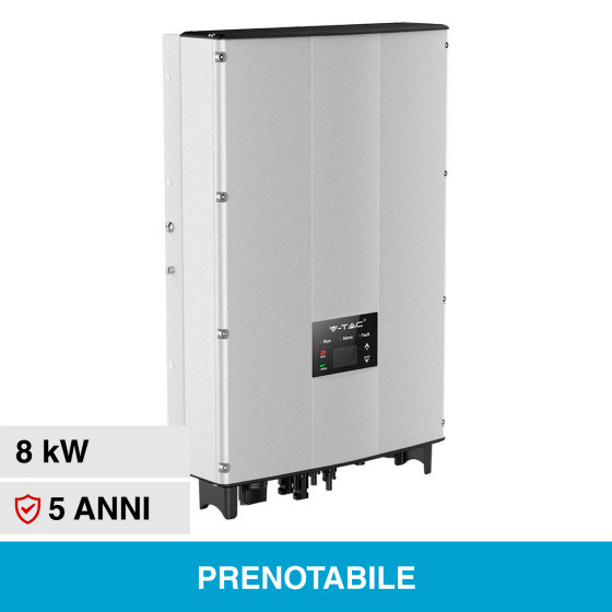 V-Tac VT-6608305 Inverter On Grid 8kW Trifase IP65 con Display V-Tac VT-6608305 Inverter On Grid 8kW Trifase IP65 con Display