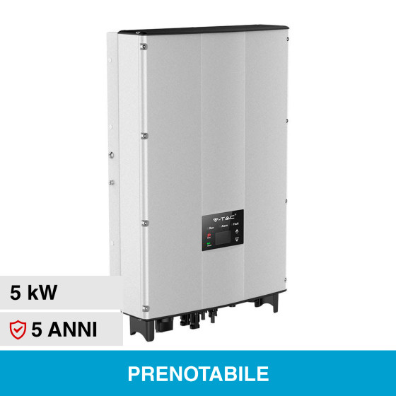 V-Tac VT-6605305 Inverter On Grid 5kW Trifase IP65 con Display V-Tac VT-6605305 Inverter On Grid 5kW Trifase IP65 con Display