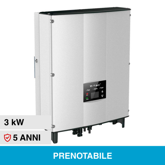 V-Tac VT-6603105 Inverter On Grid 3kW Monofase IP65 con Display V-Tac VT-6603105 Inverter On Grid 3kW Monofase IP65 con Display