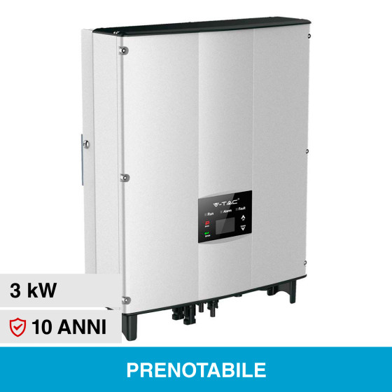 V-Tac VT-6603110 Inverter On Grid 3kW Monofase IP65 con Display V-Tac VT-6603110 Inverter On Grid 3kW Monofase IP65 con Display