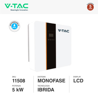 V-Tac Batteria LiFePO4 51.2V 100Ah 5.12kWh Impianto