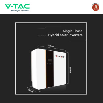 V-Tac Batteria LiFePO4 51.2V 100Ah 5.12kWh Impianto