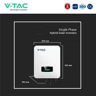 V-Tac Kit 6.15kW 15 Pannelli Solari Fotovoltaici 410W IP68 +