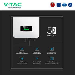 V-Tac Kit 6.15kW 15 Pannelli Solari Fotovoltaici 410W IP68 +