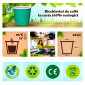 Immagine 5 - Bicchierini da Caffè in Carta Riciclabile Colore Verde da 65ml - Confezione da 50 Bicchieri