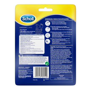 Scholl ExpertCare Pedimask Maschera Piedi XL Nutriente con Lime e Urea - Confezione da 1 Paio di