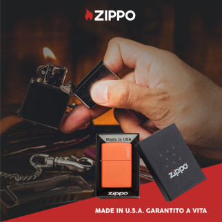 Zippo Accendino a Benzina Ricaricabile ed Antivento con Fantasia