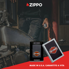 Zippo Accendino a Benzina Ricaricabile ed Antivento con Fantasia