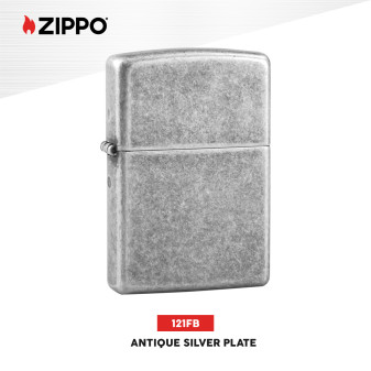 Zippo Accendino a Benzina Ricaricabile ed Antivento Antique Silver