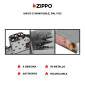 Immagine 3 - Zippo Accendino a Benzina Ricaricabile ed Antivento con Fantasia King of Spade Design - mod. 48488