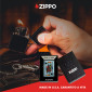 Immagine 6 - Zippo Accendino a Benzina Ricaricabile ed Antivento con Fantasia King of Spade Design - mod. 48488