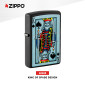 Immagine 2 - Zippo Accendino a Benzina Ricaricabile ed Antivento con Fantasia King of Spade Design - mod. 48488