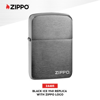 Zippo Accendino a Benzina Ricaricabile ed Antivento Black Ice 1941