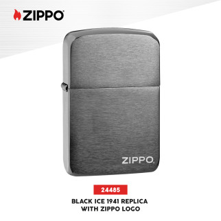 Zippo Accendino a Benzina Ricaricabile ed Antivento Black Ice 1941