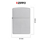 Immagine 4 - Zippo Accendino a Benzina Ricaricabile ed Antivento Satin Chrome -