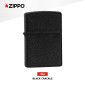 Immagine 2 - Zippo Accendino a Benzina Ricaricabile ed Antivento Black Crackle -