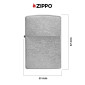 Immagine 4 - Zippo Accendino a Benzina Ricaricabile ed Antivento Street Chrome -