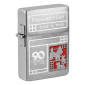 Zippo Accendino a Benzina Ricaricabile ed Antivento 1935 Replica con Fantasia 2022 Founder's Day Limited Edition - mod. 48167