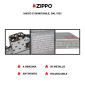 Immagine 3 - Zippo Accendino a Benzina Ricaricabile ed Antivento 1935 Replica con Fantasia 2022 Founder's Day