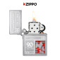 Immagine 5 - Zippo Accendino a Benzina Ricaricabile ed Antivento 1935 Replica con Fantasia 2022 Founder's Day