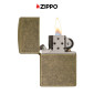 Immagine 5 - Zippo Accendino a Benzina Ricaricabile ed Antivento Antique Brass -