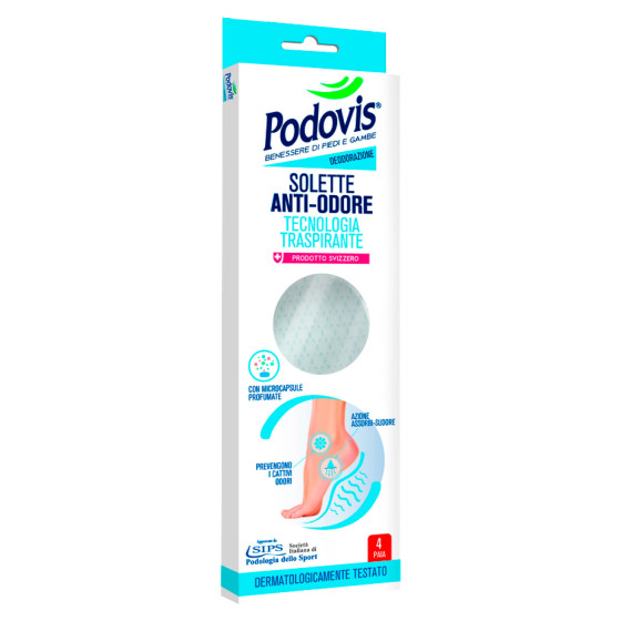 Podovis Solette Anti-Odore Fresh con Microcapsule Profumate Taglia Podovis Solette Anti-Odore Fresh con Microcapsule Profumate Taglia