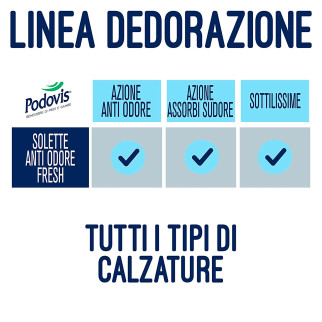 Podovis Solette Anti-Odore Fresh con Microcapsule Profumate Taglia