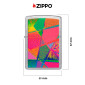 Immagine 4 - Zippo Accendino a Benzina Ricaricabile ed Antivento con Fantasia Retro Pattern Design - mod. 48498
