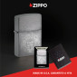 Immagine 6 - Zippo Accendino a Benzina Ricaricabile ed Antivento con Fantasia Spade Skull Design - mod. 48500
