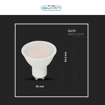 V-Tac Smart VT-2215 Lampadina LED Wi-Fi GU10 4.8W Faretto