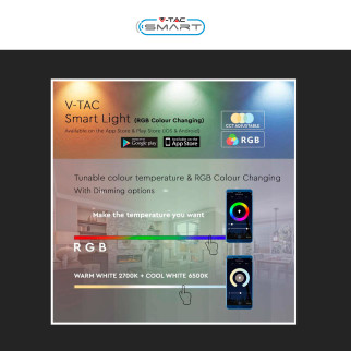 V-Tac Smart VT-2215 Lampadina LED Wi-Fi GU10 4.8W Faretto