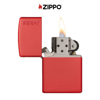 Zippo Accendino a Benzina Ricaricabile ed Antivento con Fantasia Red