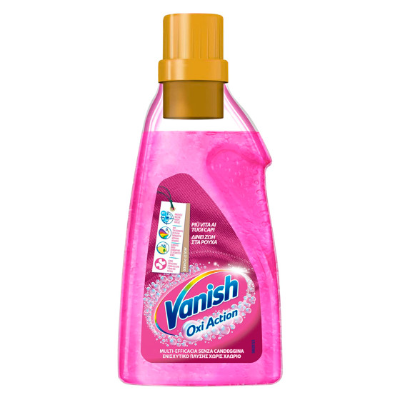 Vanish Oxi Action Smacchiatore Rosa per Capi Colorati Senza Vanish Oxi Action Smacchiatore Rosa per Capi Colorati Senza