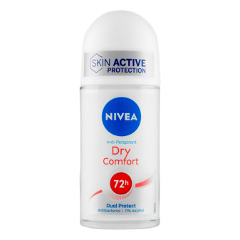 Nivea Dry Comfort Deodorante Anti-Traspirante Roll-On - Flacone da