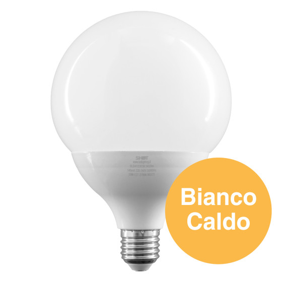Bot Lighting Shot Lampadina LED E27 20W Bulb G120 Globo SMD - mod. Bot Lighting Shot Lampadina LED E27 20W Bulb G120 Globo SMD - mod.
