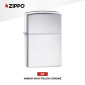 Immagine 2 - Zippo Accendino a Benzina Ricaricabile ed Antivento Armor High Polish