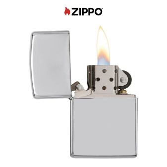 Zippo Accendino a Benzina Ricaricabile ed Antivento Armor High Polish