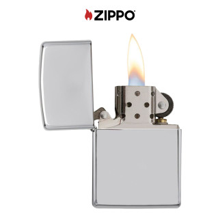 Zippo Accendino a Benzina Ricaricabile ed Antivento Armor High Polish