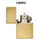 Immagine 5 - Zippo Accendino a Benzina Ricaricabile ed Antivento Brushed Brass