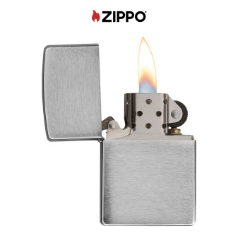 Zippo Accendino a Benzina Ricaricabile ed Antivento Armor Brushed