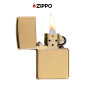 Immagine 5 - Zippo Accendino a Benzina Ricaricabile ed Antivento High Polish Brass