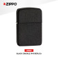 Immagine 2 - Zippo Accendino a Benzina Ricaricabile ed Antivento Black Crackle