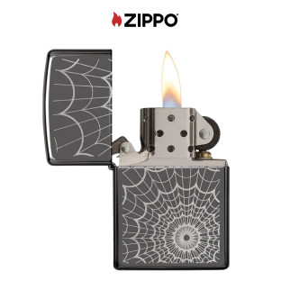 Zippo Accendino a Benzina Ricaricabile ed Antivento con Fantasia