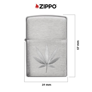 Zippo Accendino a Benzina Ricaricabile ed Antivento con Fantasia