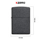 Immagine 4 - Zippo Accendino a Benzina Ricaricabile ed Antivento Iron Stone - mod.