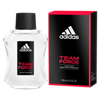 Adidas Team Force Eau De Toilette Natural Spray Profumo Uomo - Flacone da 100ml